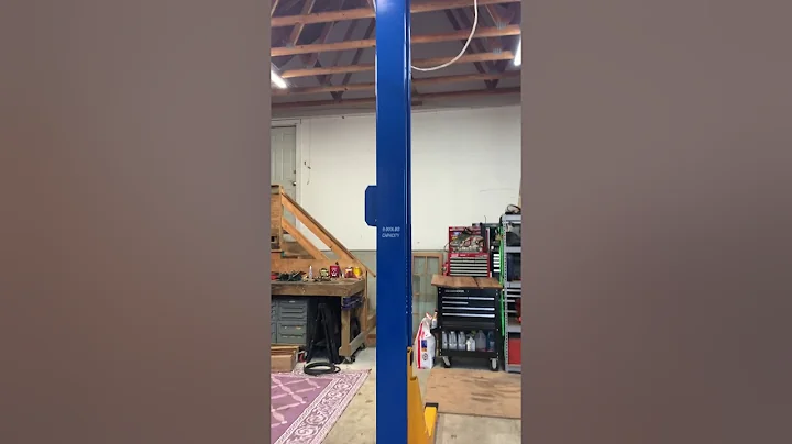 Auto lift Installation 12-2020 Universalift 9KAC-Two post auto lift with single point safety release