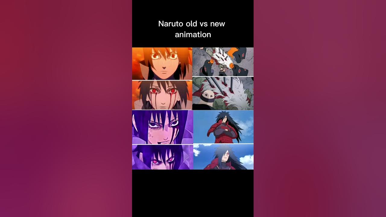 Naruto old vs new animation - YouTube