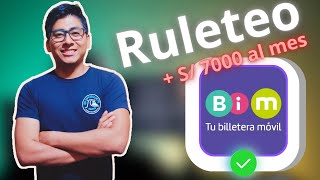 Como ruletear con BIM hasta 60 mil soles paso a paso