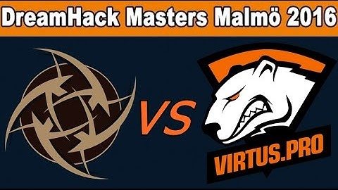 Ninjas in Pyjamas (NiP) vs Virtus.pro Game 2 on Train - Dreamhack Masters Malmo 2016: Quarterfinal