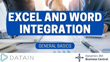 3.2.3 General Ledger Overview/ EXCEL AND WORD INTEGRATION - Dynamics Business Central NAV