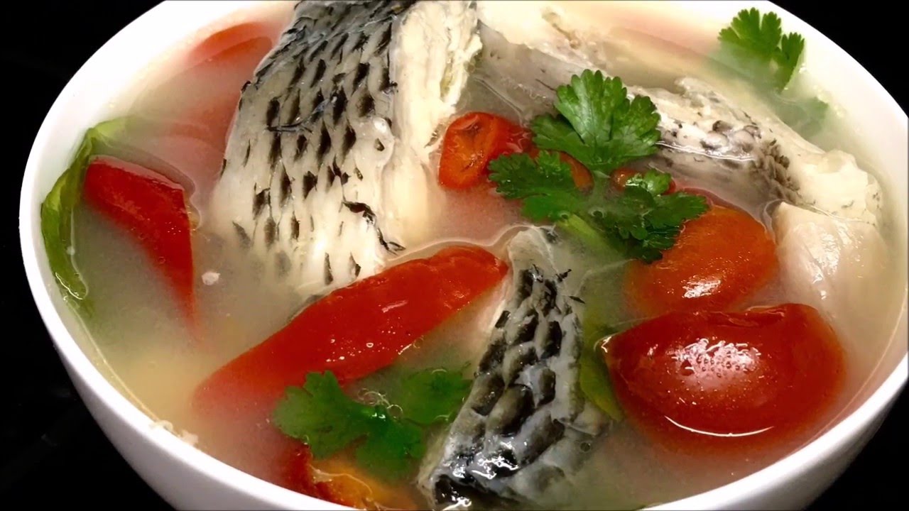 ต้มยำปลานิล Tom Yum Tilapia (Fish soup recipe) Thai food YouTube