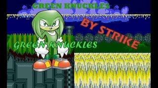 Green Knuckles In Sonic The Hedgehog 2 Hack By Strikenew Paletteslink