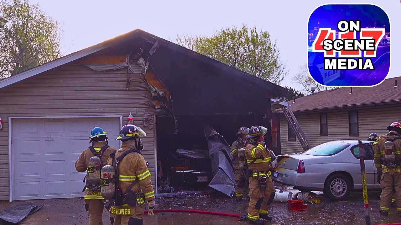 Firefighters Swiftly Contain House Fire in Springfield - YouTube