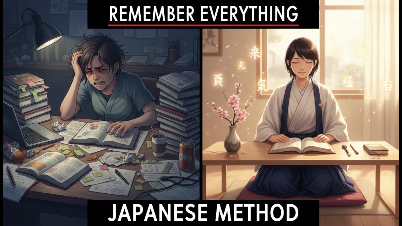 How Japanese Students Remember EVERYTHING (Ancient Memory Technique)