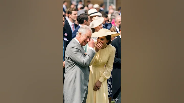 The Moment King Charles Made Princess Kate Giggle Uncontrollably #shorts #royalfamily #katemiddleton