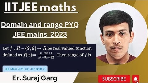 Let f: R-{2,6} → R be real valued function defined as f(x) = (x + 2x + 1)/(x ^ 2 - 8x + 12) Then