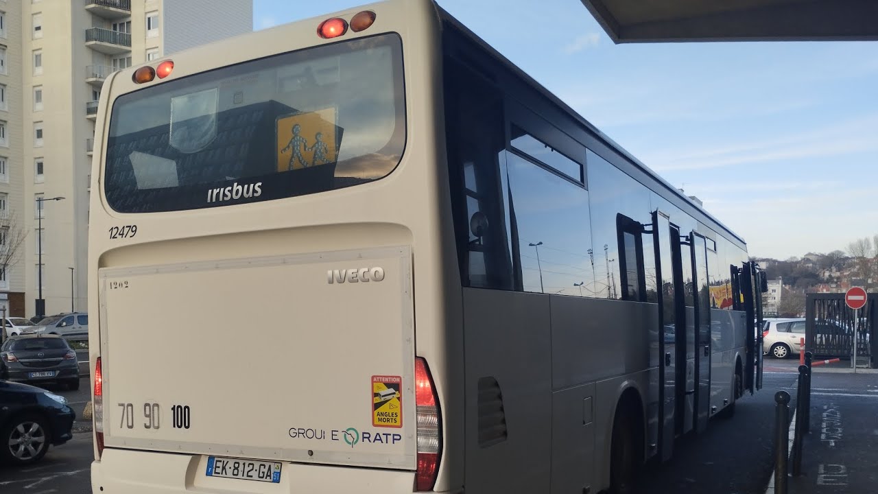 STDM : Trajet dans un Irisbus Récréo II N°12479 (1202)