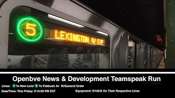 BVE News n Development: Role-play Multiplayer Run: GENERAL ORDER 4/5 to Flatbush Avenue/New Lots Ave