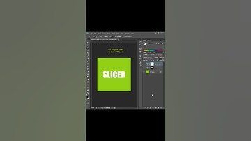How to Create Sliced Text Effect in Adobe Photoshop | #shorts