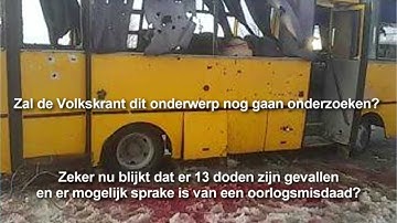 BlikopNOS belt de Volkskrant betreffende Busblast Volnovakha