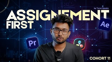 Assignment No.1 Tharun Speaks Video Editing Course | Diwali edit | Cohort 11.0