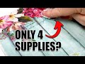 MIXED MEDIA Made SIMPLE! (just 4 supplies)