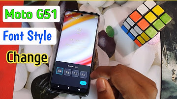 Moto g51 font style change/moto g51 me font kaise change kare