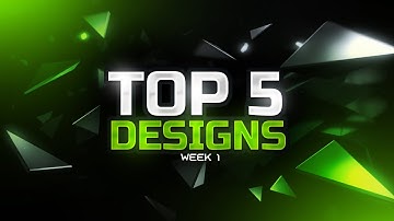 TOP 5 Designs Of The Week #1 - EdwardDZN