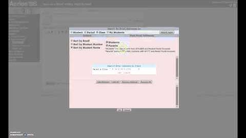 Sending Parent Emails in Aeries.net
