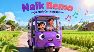 🚐 Naik Bemo Warna Ungu – Lagu Anak Ceria Tentang Petualangan Seru di Desa Bersama Ayah 🎵✨