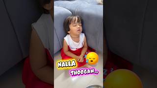 Epdi thugran paruga 😍 #shorts #tamil #babyvideo #babyfun #funny #babysleep #comedy #familyfun
