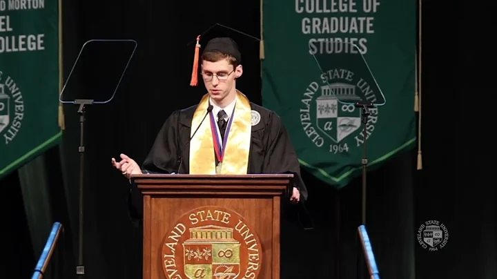 Cleveland State University Valedictorian Caleb Palagyi Spring 2022 Commencement Address