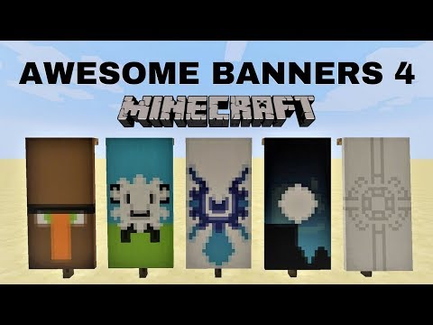 5 Awesome Minecraft Banner Designs With Tutorial 4 Youtube