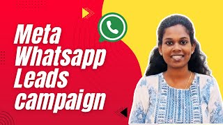 How to generate leads on whatsapp using facebook/meta ads  (Step-by-Step Tutorial in Tamil)