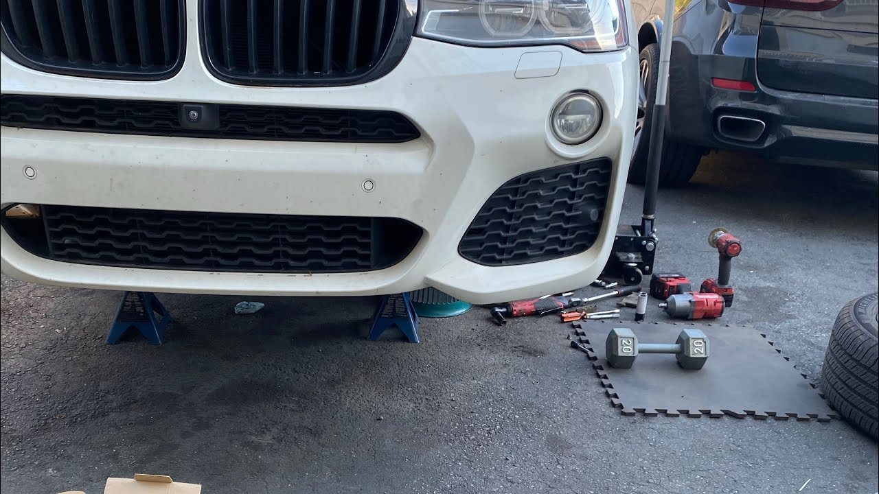 2015 BMW X3 front brake replacement guide and information - YouTube