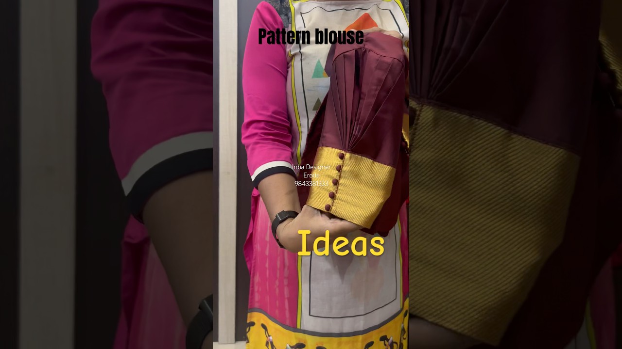 Pattern blouse ideas♥️♥️