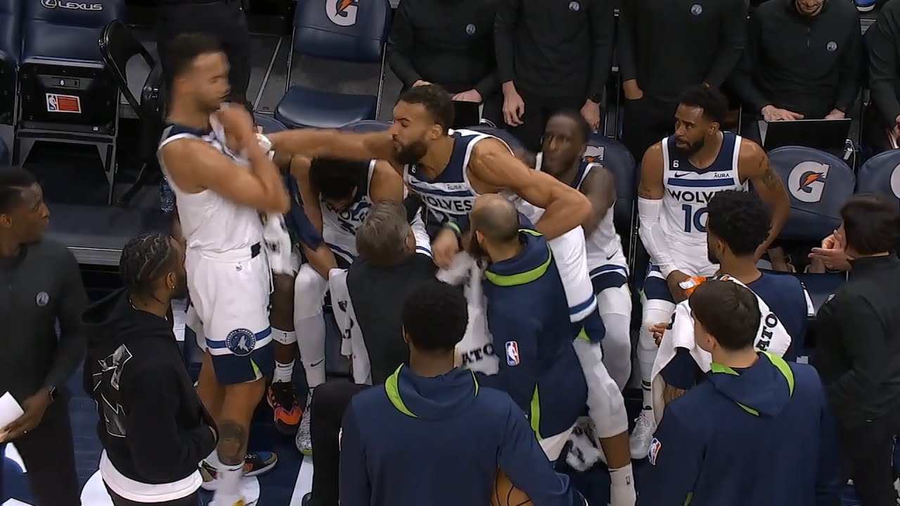 Timberwolves' Rudy Gobert sent home after throwing punch at ...