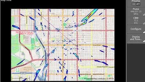 Narda SignalShark ADF Heatmap