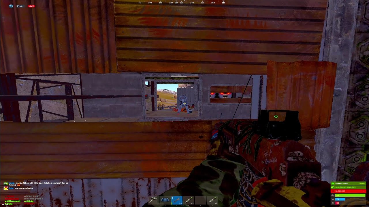 Rust Raid Defense (5 vs 30) - YouTube
