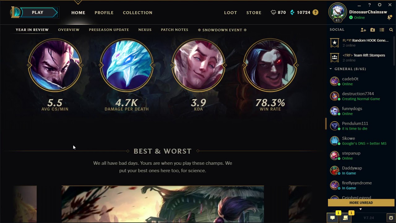 League Of Legends 2017 Year In Review