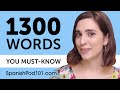 1300 Words Every Spanish Beginner Must Know