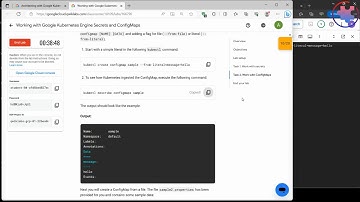 Working with Google Kubernetes Engine Secrets and ConfigMaps (Qwiklabs Walkthrough)