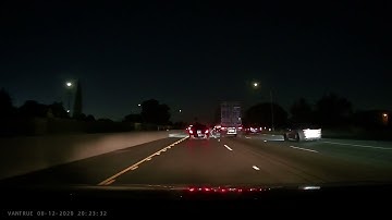 Hit Car Collides with Truck || ViralHog