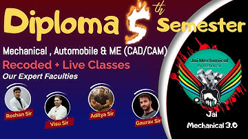 5th Semester ||Mechanical Engineering|| Batch Announcement||July 2024||SBTE||Jai mechanical 2.0