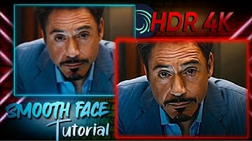 HDR Cc in Alight Motion Tutorial | How to make Smooth Face in Alight Motion / Meitu |