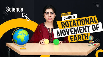 Rotational Movement of earth  |  Unit-9 | Grade-4 | General Science |#penacademy #rotation #earth