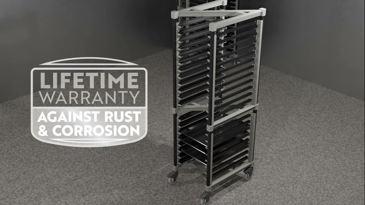 Cambro Camshelving Ultimate Z-Rack - YouTube