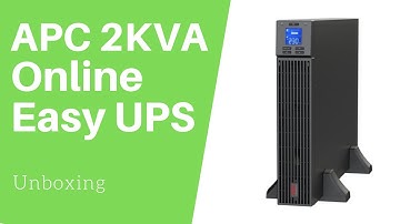 APC Easy UPS SRV2KL-IN 2KVA Online UPS Unboxing