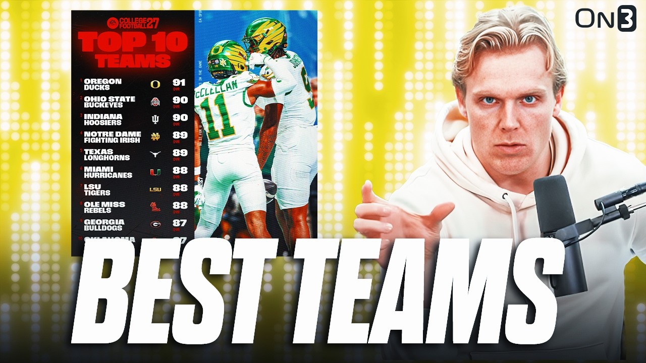 The BEST Teams In EA Sports CFB 27 Are...