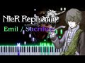 Nier replicant ost  emil  sacrifice piano arrangement  sheet music