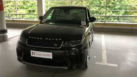 Key programming Range Rover Sport 2019 active alarm syatem Key programmer and emergency start engine