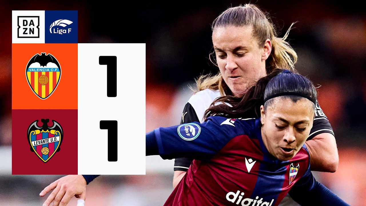 Valencia Femenino vs Levante UD (1-1) | Resumen y goles | Highlights ...