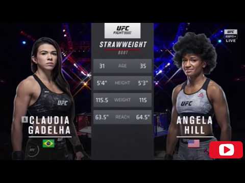 Claudia Gadelha vs Angela Hill Full Fight Highlights | UFC | UFCFL Co Main Event