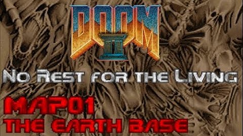 Doom II: No Rest for the Living - Map01: The Earth Base (100%) [DOSBox]