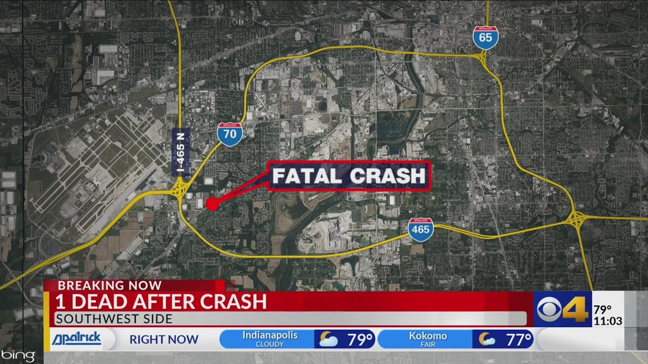 1 dead after crash on southwest side of Indianapolis - YouTube
