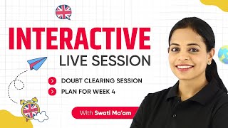 Interactive Live Session - Doubt Clearing Session &amp; Planning For Next Week 🚀#spokenenglish