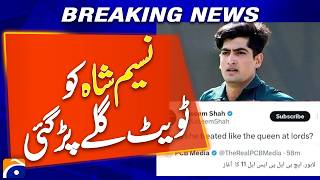 Naseem Shahs Tweet Cost Him Dearly Big Controversy In Cricket