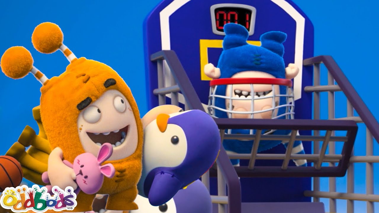 ⁣Basketball Arcade | Oddbods | Cute Cartoons for Kids @Oddbods Malay