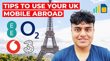 Tips to use your UK mobile phone abroad internationally using Roaming